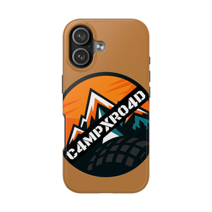 C4MPXRO4D Rounded Shield Camper Badge Phone Case | Tough Phone Case