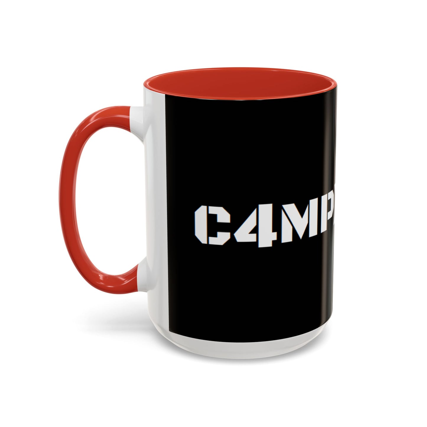 C4MPXR04D Text Logo Mug | Accent Coffee Mug 11oz 15oz