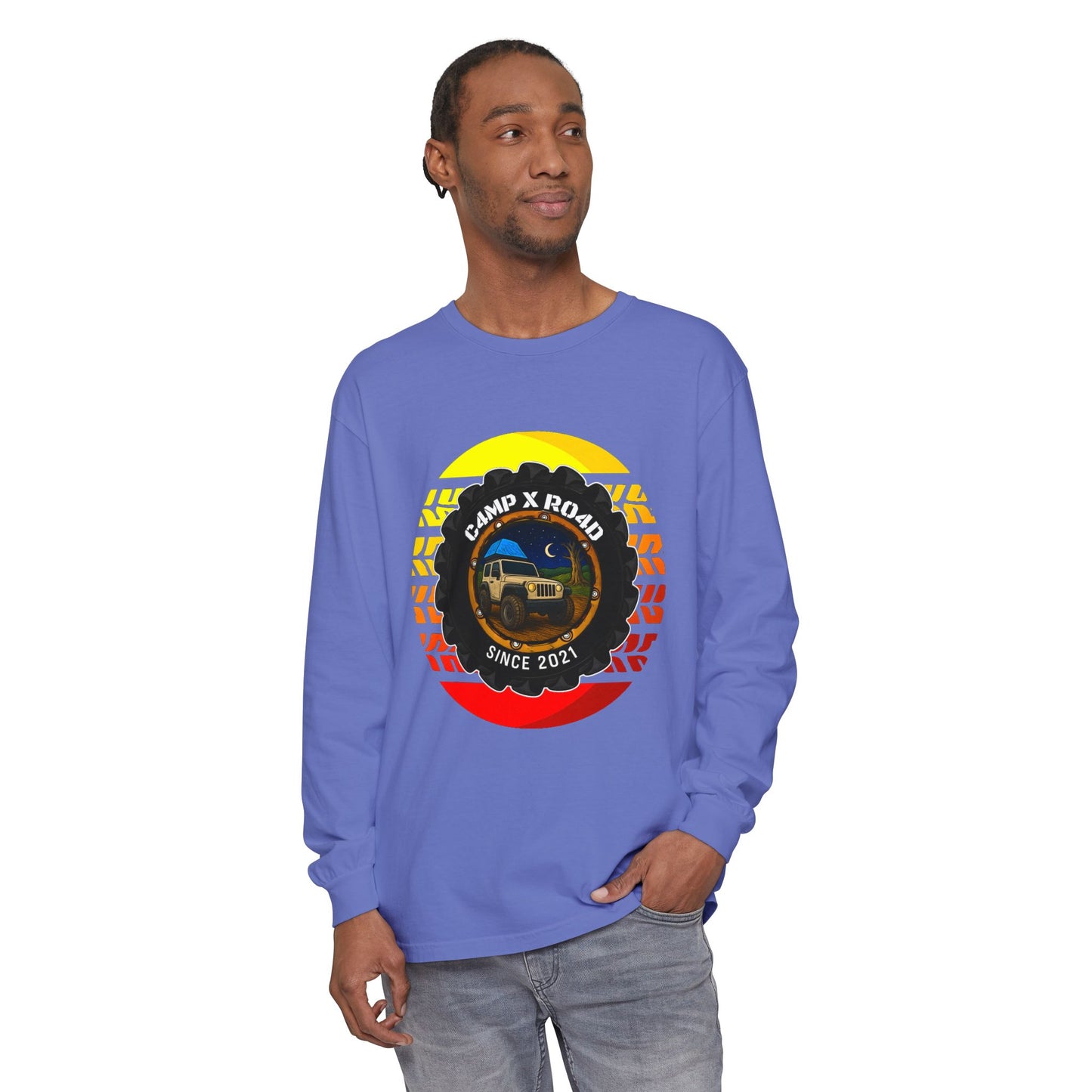 C4MPXRO4D Summer Camper Badge T-Shirt | Long Sleeve