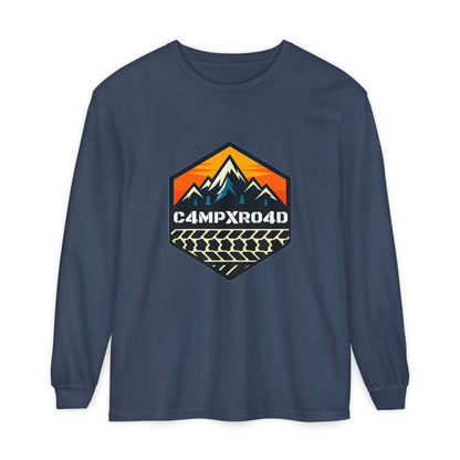 C4MPXRO4D Hexa Shield Camper Badge T-Shirt | Long Sleeve