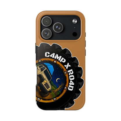 C4MPXRO4D Camper Badge Phone Case | Tough Phone Case