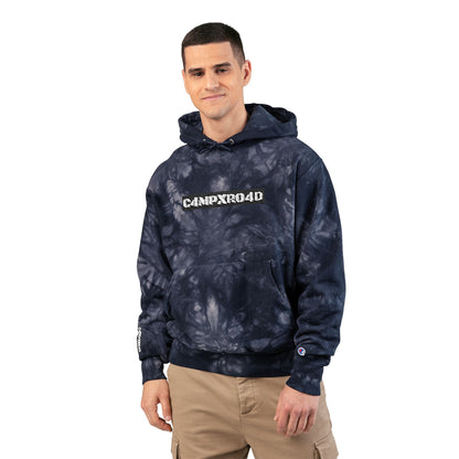 C4MPXRO4D Tie-Dye Hoodie | Embroidered Logo