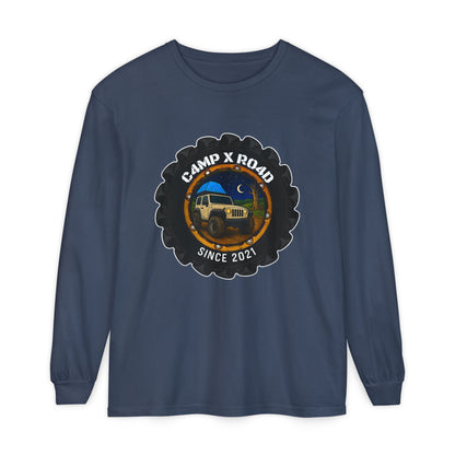 C4MPXRO4D Camper Badge T-Shirt | Long Sleeve