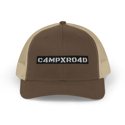 C4MPXRO4D logo Cap | Trucker Snapback Mesh Hat