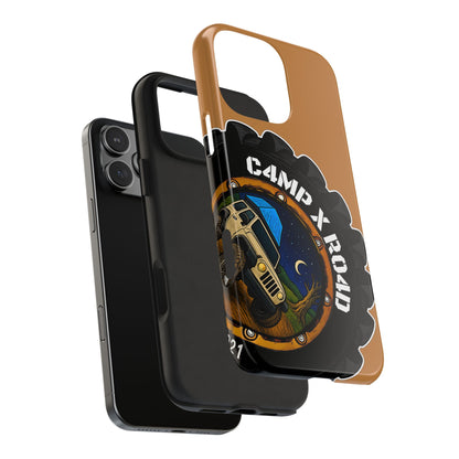 C4MPXRO4D Camper Badge Phone Case | Tough Phone Case
