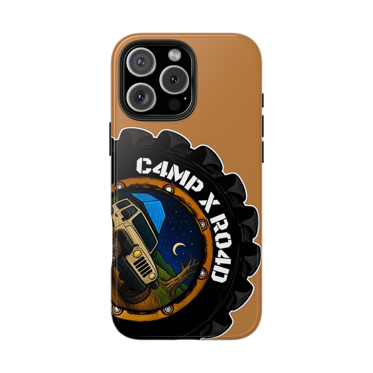 C4MPXRO4D Camper Badge Phone Case | Tough Phone Case