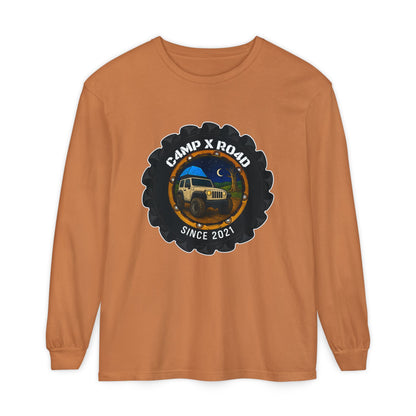 C4MPXRO4D Camper Badge T-Shirt | Long Sleeve