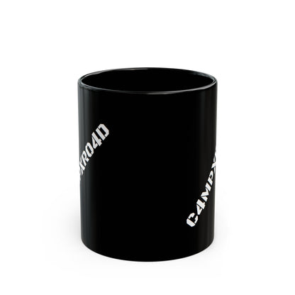 C4MPXR04D Text Design Mug | Black Ceramic Coffee Mug