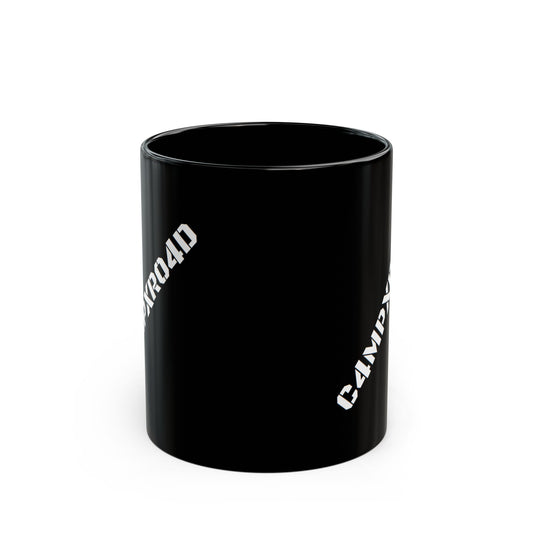 C4MPXR04D Text Design Mug | Black Ceramic Coffee Mug