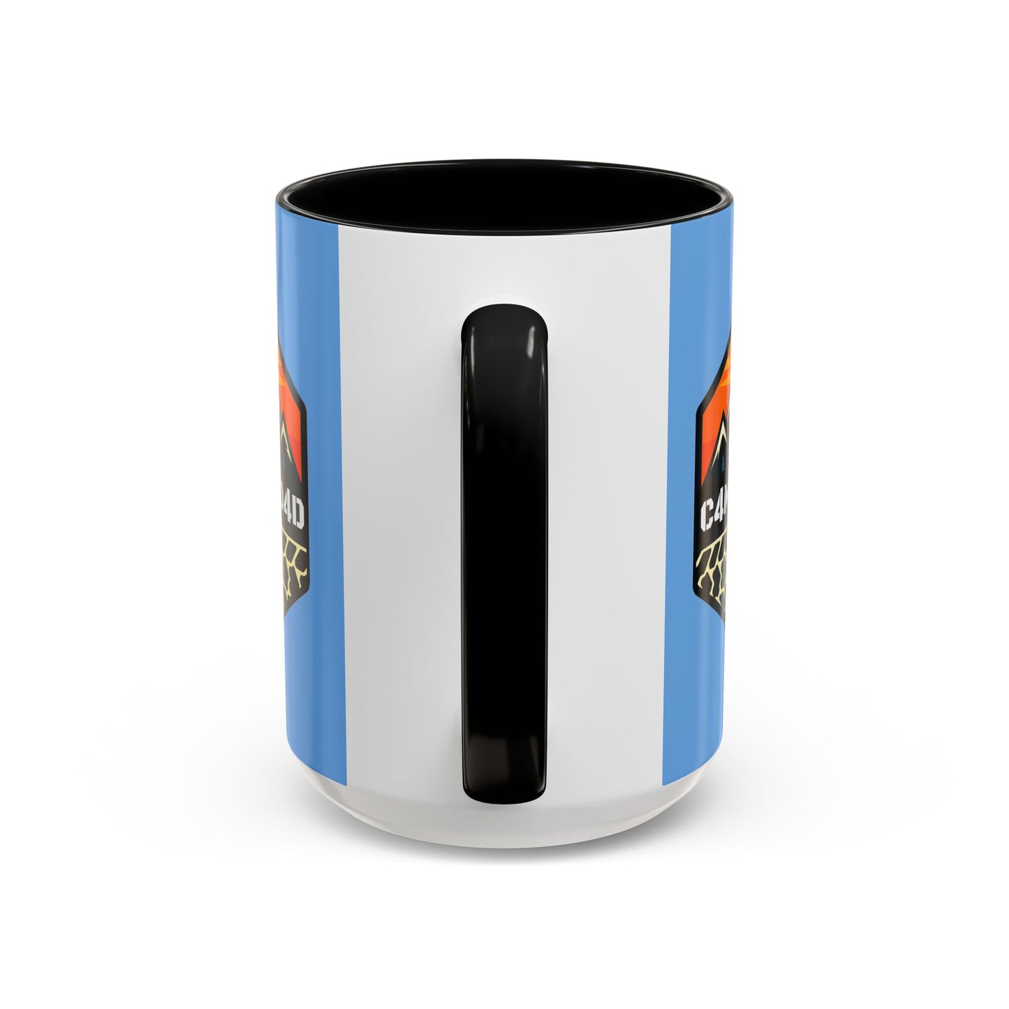 C4MPXRO4D Hexa Shield Camper Badge Mug | Accent Coffee Mug 11oz 15oz