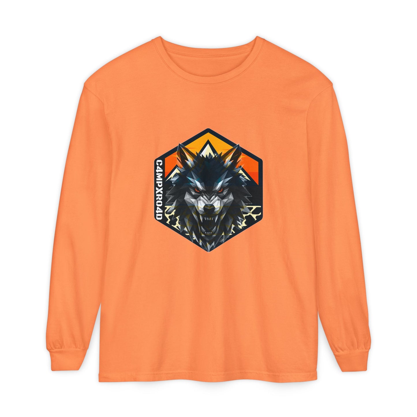 C4MPXRO4D Wolf Shield Camper Badge T-Shirt | Long Sleeve