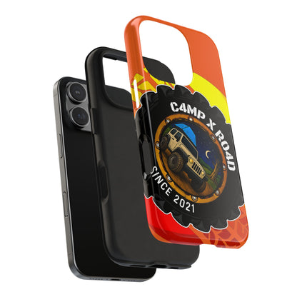 C4MPXRO4D Summer Camper Badge Phone Case | Tough Phone Case