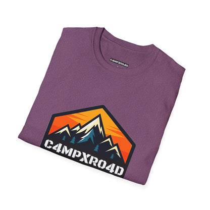 C4MPXRO4D Hexa Shield Camper Badge Soft Tee | Graphic T-Shirt