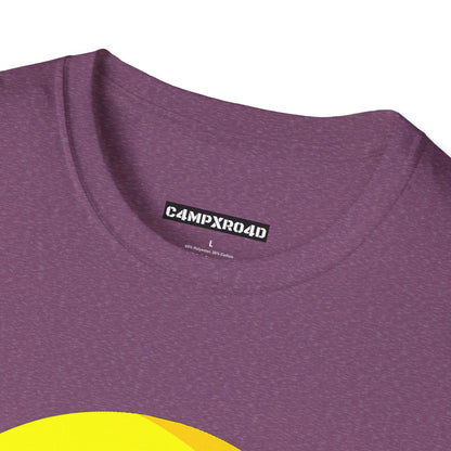 C4MPXRO4D Summer Camper Badge Soft Tee | Graphic T-Shirt