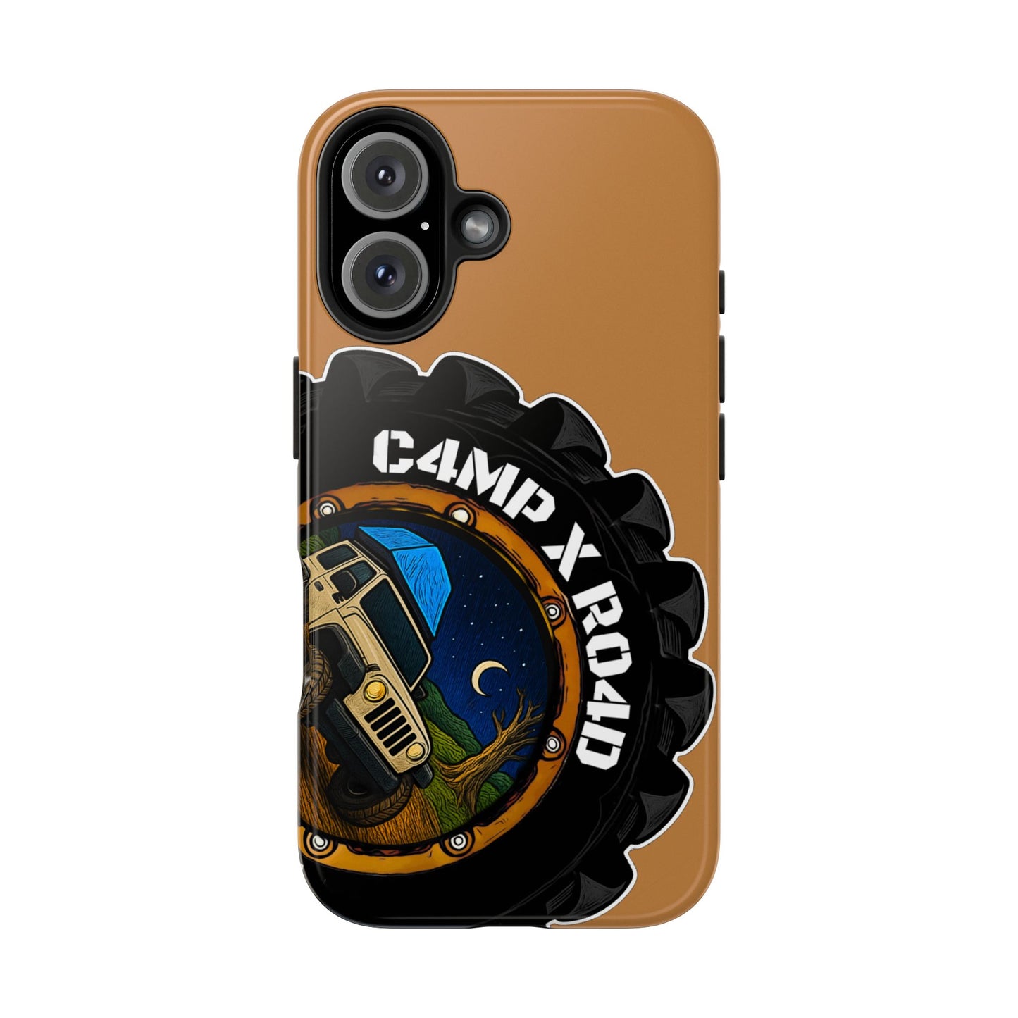 C4MPXRO4D Camper Badge Phone Case | Tough Phone Case