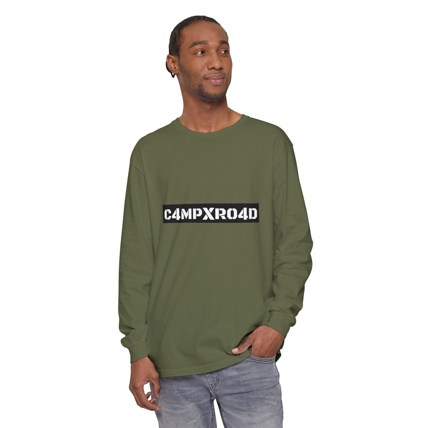 C4MPXR04D Barcode Logo T-Shirt | Long Sleeve