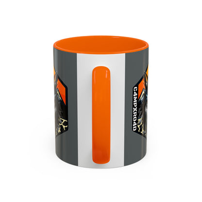 C4MPXRO4D Wolf Shield Camper Badge Mug | Accent Coffee Mug 11oz 15oz