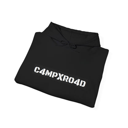 C4MPXR04D code logo Hoodie | Black streetwear graphic sweatshirt