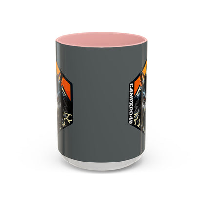 C4MPXRO4D Wolf Shield Camper Badge Mug | Accent Coffee Mug 11oz 15oz
