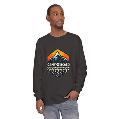 C4MPXRO4D Hexa Shield Camper Badge T-Shirt | Long Sleeve