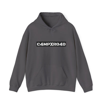 C4MPXR04D code logo Hoodie | Black streetwear graphic sweatshirt