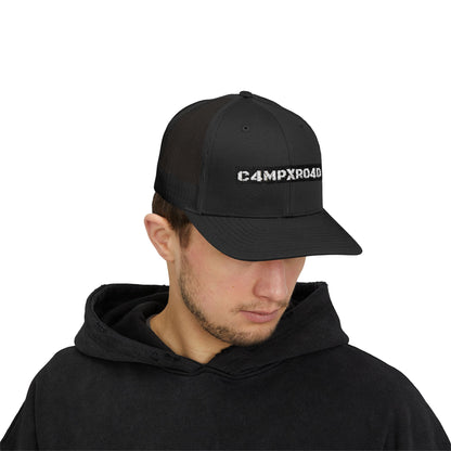 C4MPXRO4D logo Cap | Trucker Snapback Mesh Hat