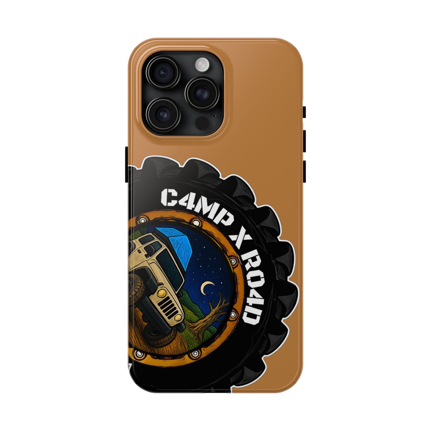 C4MPXRO4D Camper Badge Phone Case | Tough Phone Case