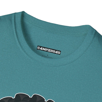 C4MPXRO4D Camper Badge Soft Tee | Graphic T-Shirt