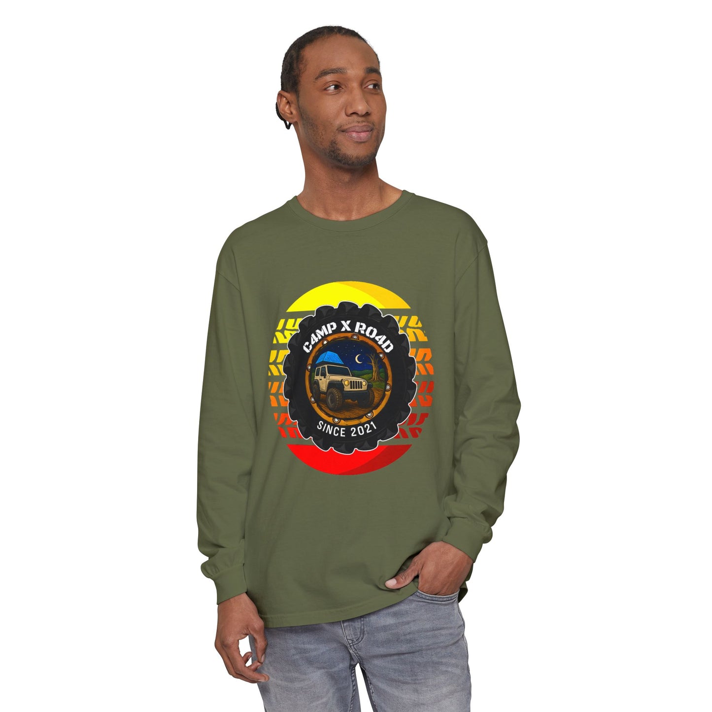 C4MPXRO4D Summer Camper Badge T-Shirt | Long Sleeve