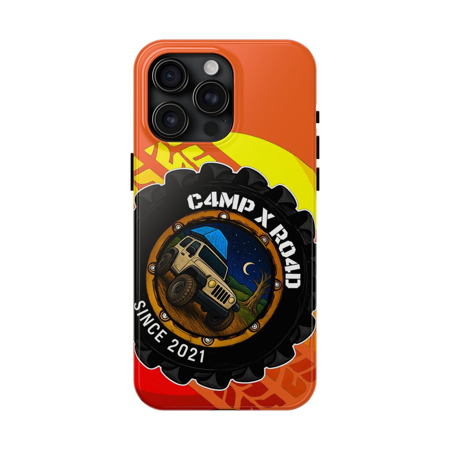C4MPXRO4D Summer Camper Badge Phone Case | Tough Phone Case