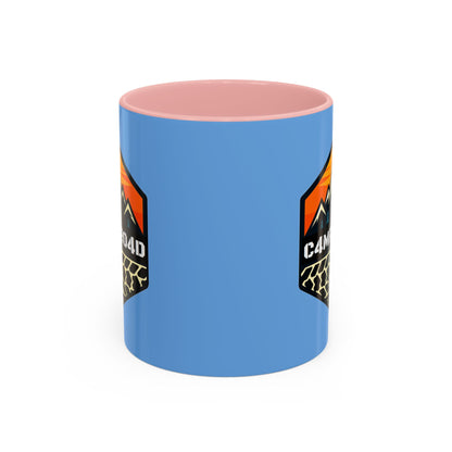 C4MPXRO4D Hexa Shield Camper Badge Mug | Accent Coffee Mug 11oz 15oz