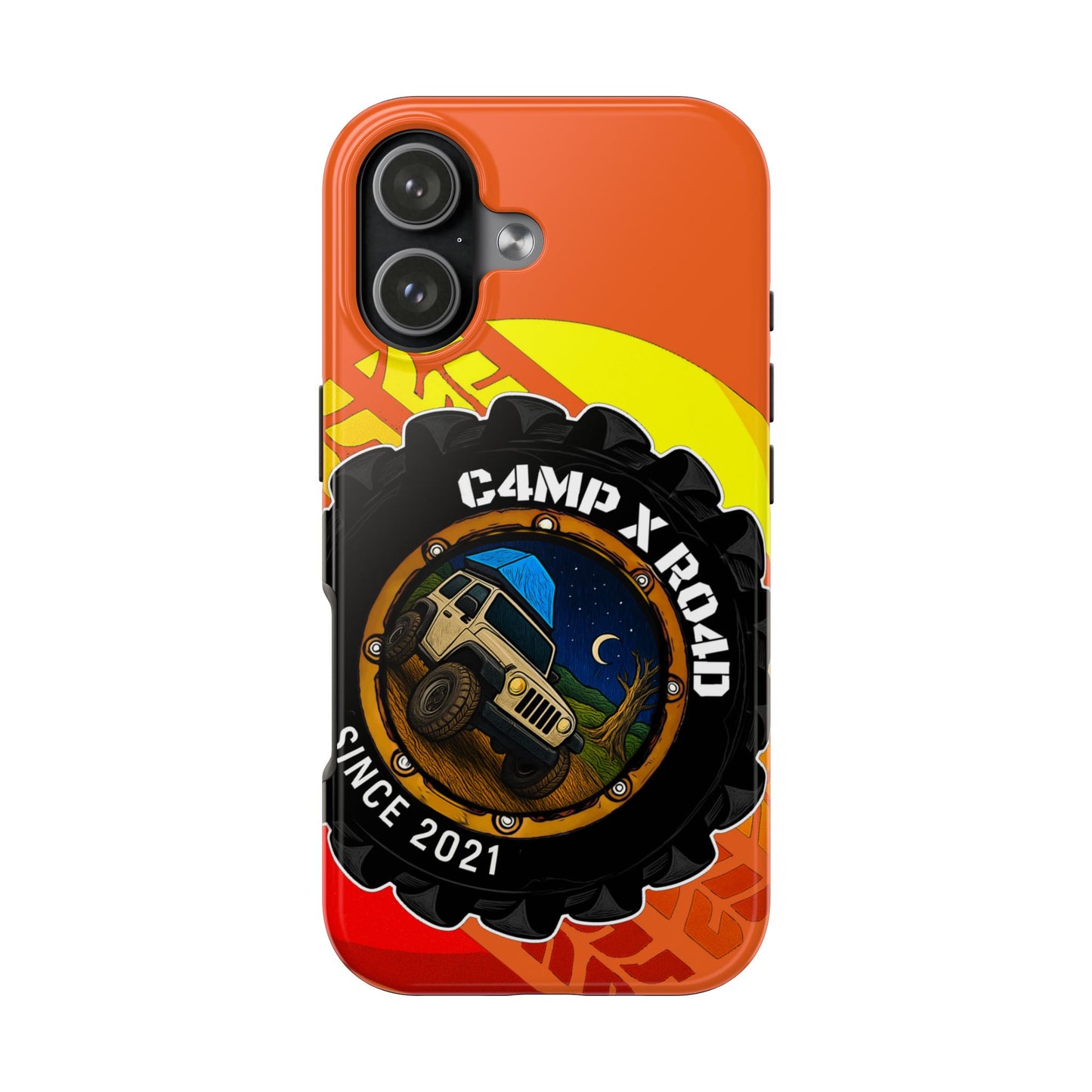 C4MPXRO4D Summer Camper Badge Phone Case | Tough Phone Case