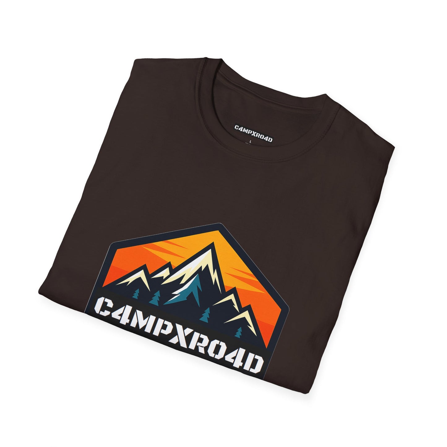 C4MPXRO4D Hexa Shield Camper Badge Soft Tee | Graphic T-Shirt
