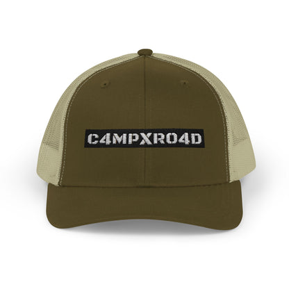 C4MPXRO4D logo Cap | Trucker Snapback Mesh Hat