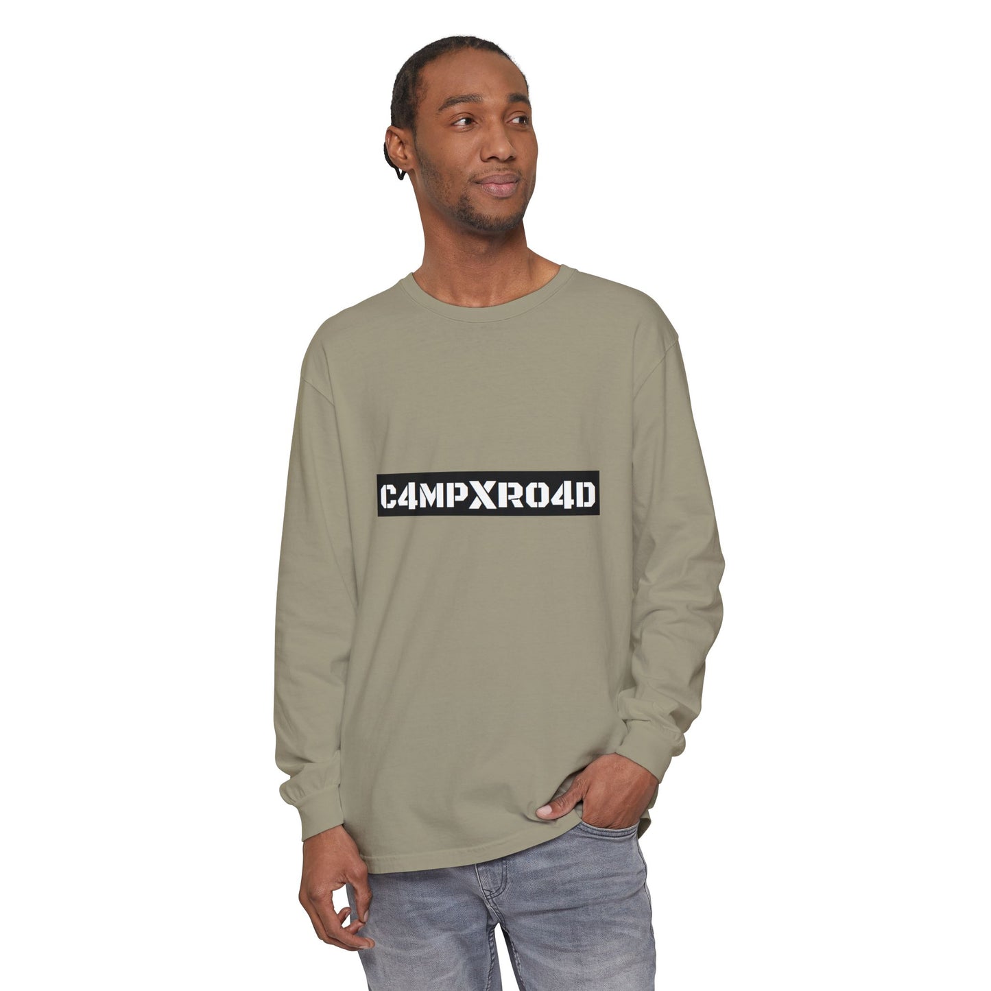 C4MPXR04D Barcode Logo T-Shirt | Long Sleeve