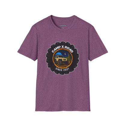C4MPXRO4D Camper Badge Soft Tee | Graphic T-Shirt
