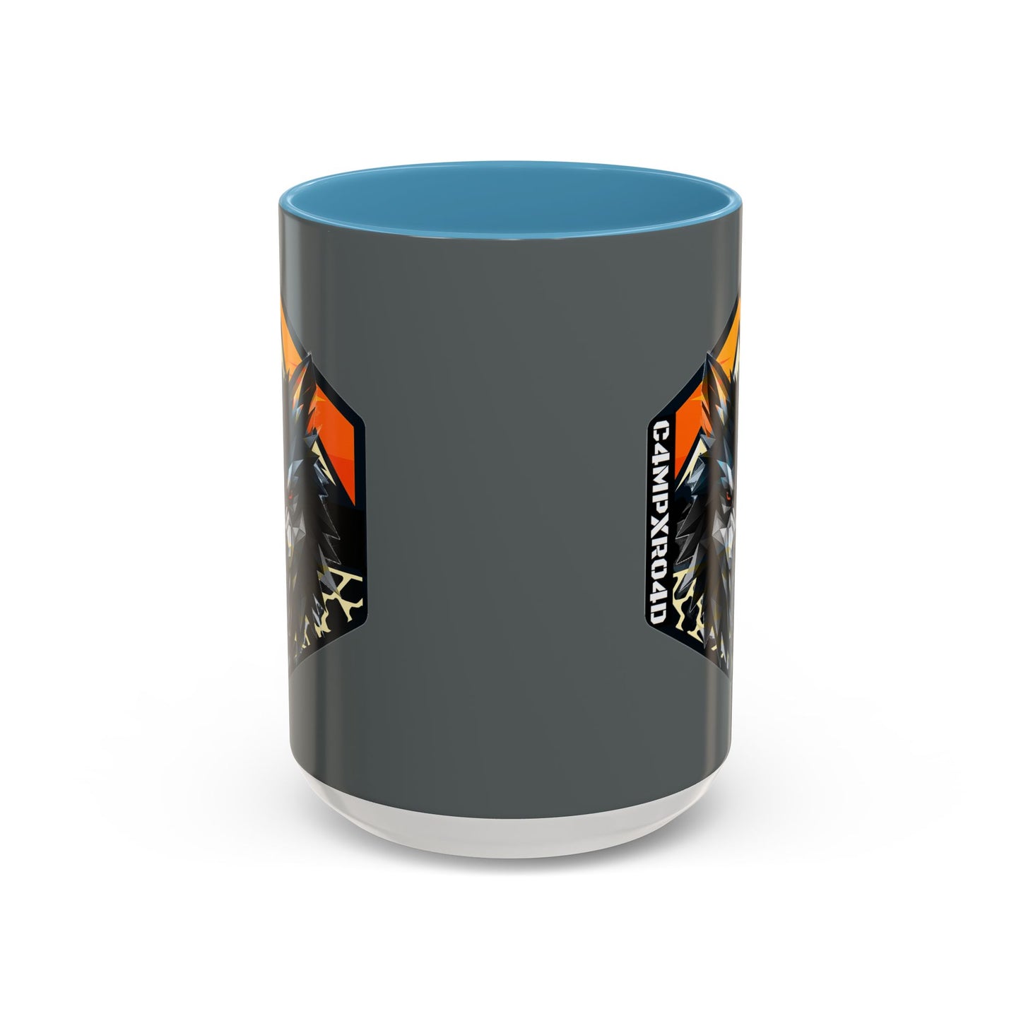 C4MPXRO4D Wolf Shield Camper Badge Mug | Accent Coffee Mug 11oz 15oz