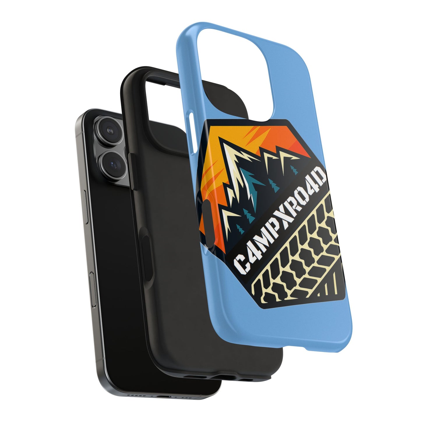 C4MPXRO4D Hexa Shield Camper Badge Phone Case | Tough Phone Case