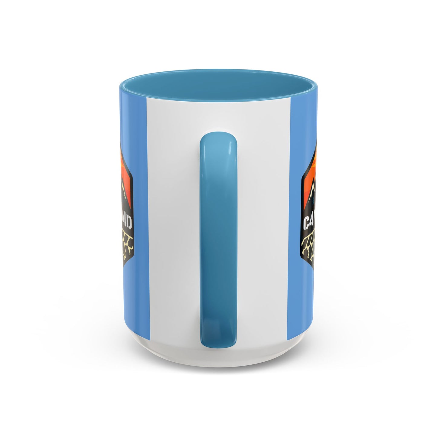 C4MPXRO4D Hexa Shield Camper Badge Mug | Accent Coffee Mug 11oz 15oz