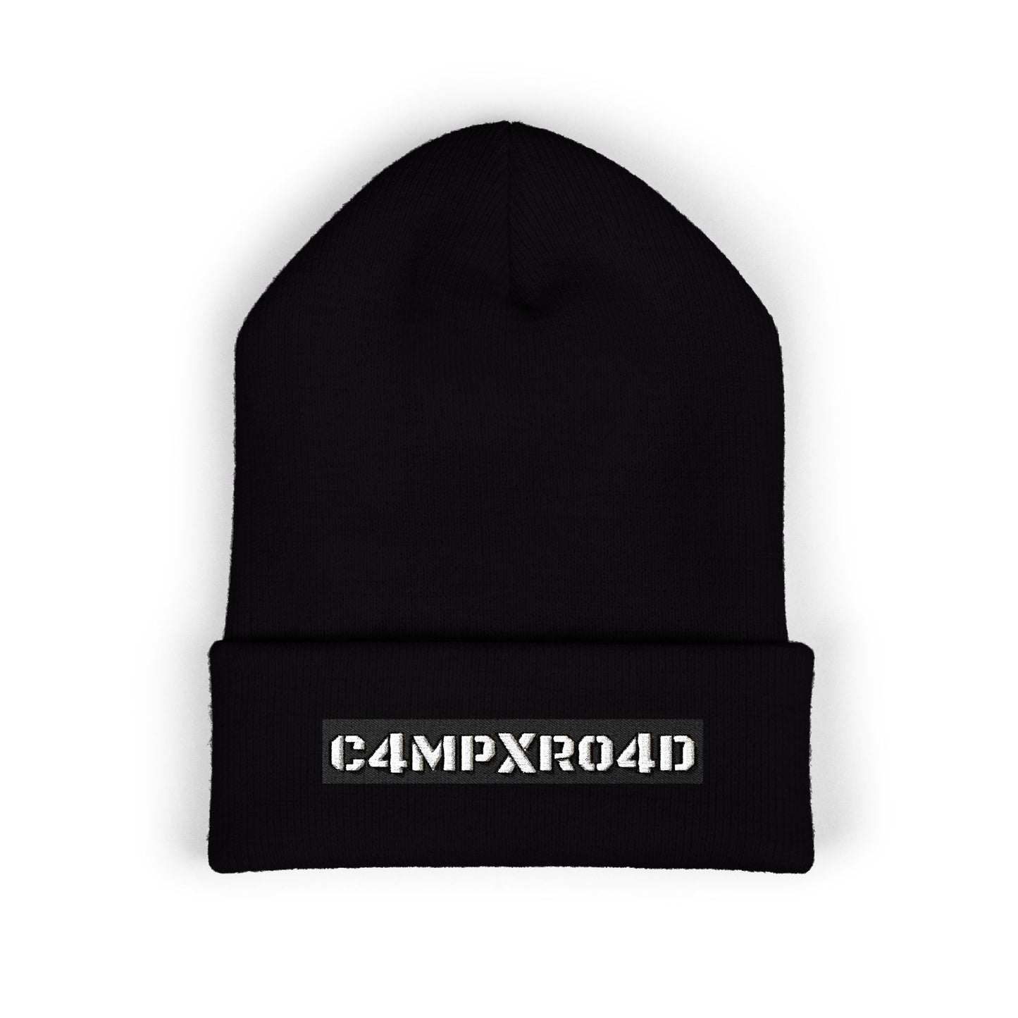 C4MPXR04D Embroidered Beanie | Cuffed Knit Hat
