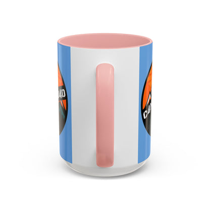 C4MPXRO4D Rounded Shield Camper Badge Mug | Accent Coffee Mug 11oz 15oz
