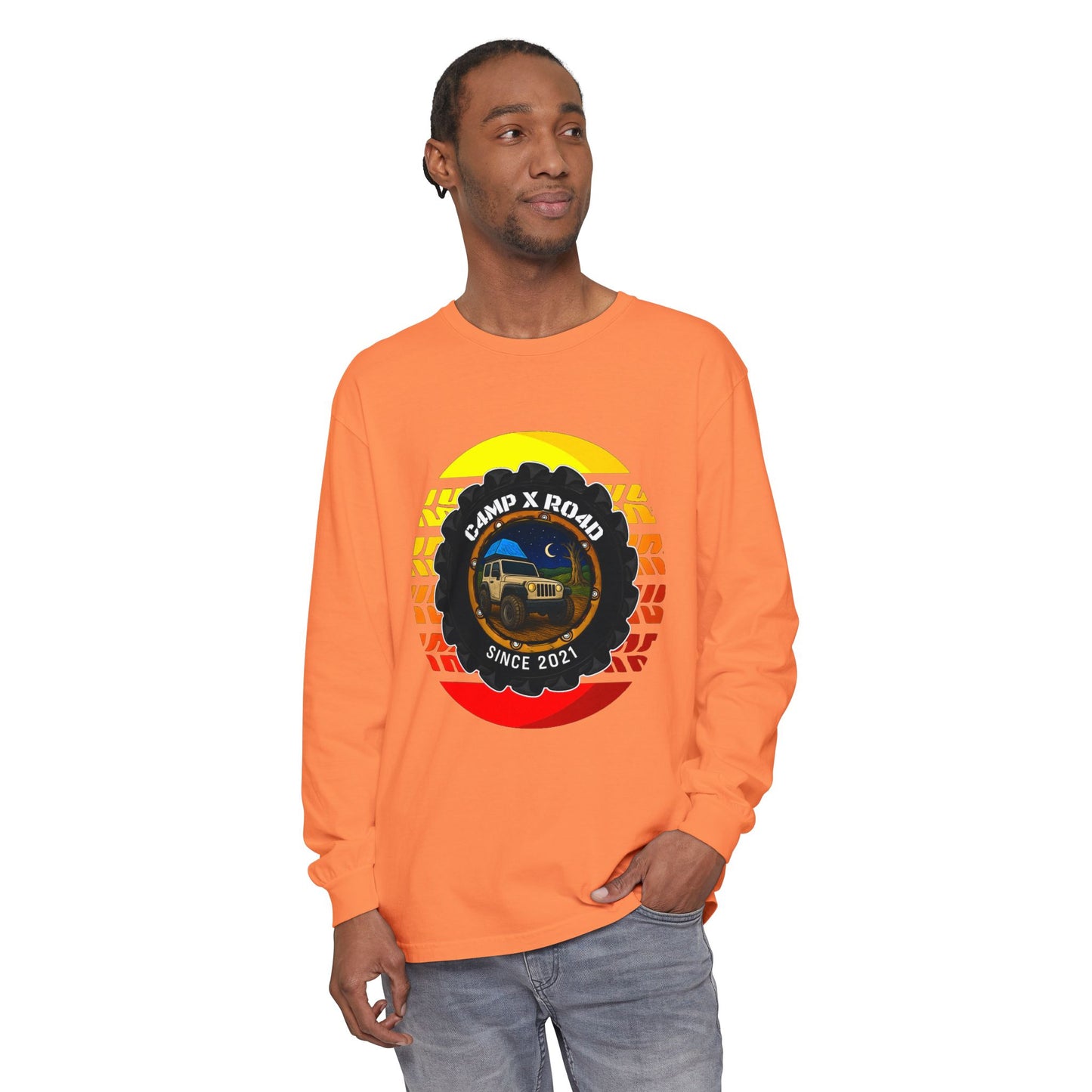 C4MPXRO4D Summer Camper Badge T-Shirt | Long Sleeve