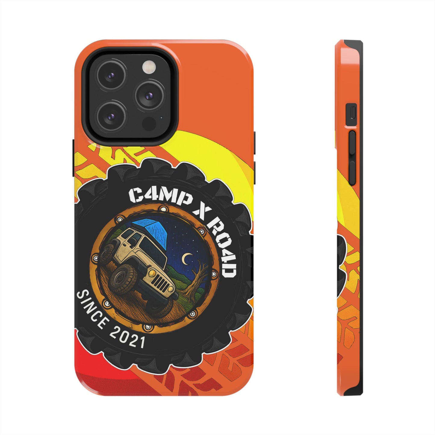 C4MPXRO4D Summer Camper Badge Phone Case | Tough Phone Case