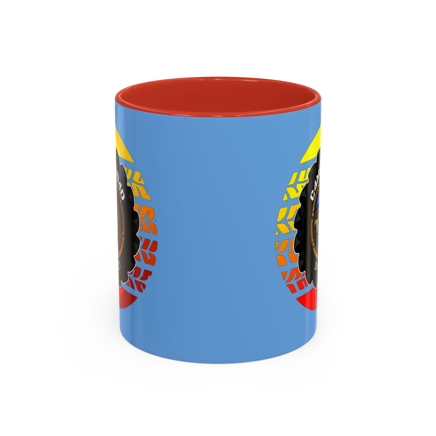 C4MPXRO4D Summer Camper Badge Mug | Accent Coffee Mug 11oz 15oz