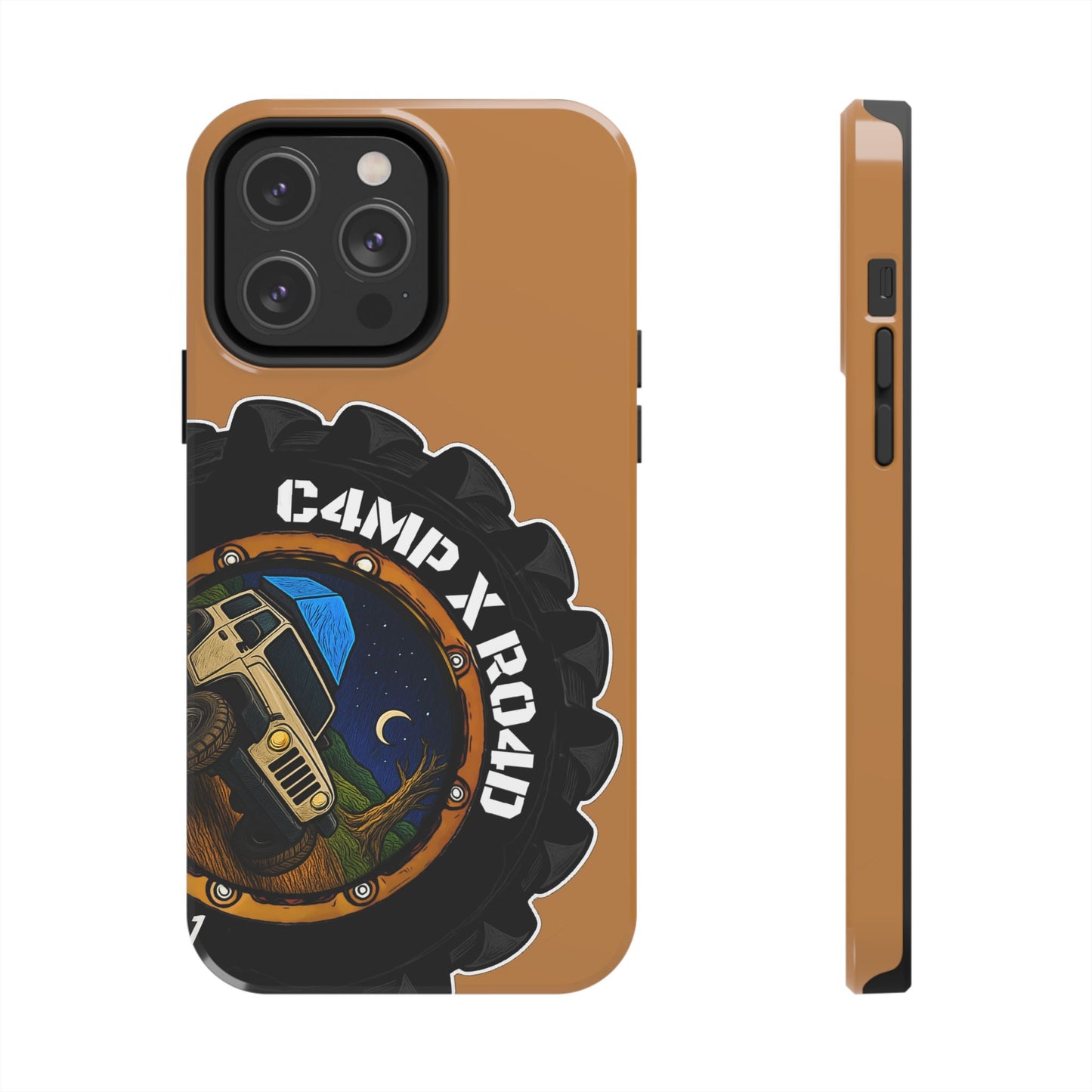 C4MPXRO4D Camper Badge Phone Case | Tough Phone Case