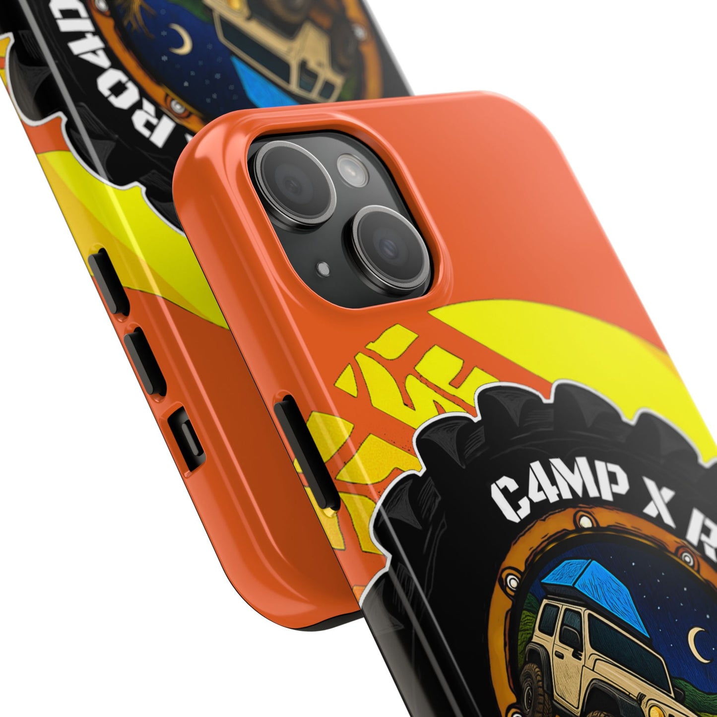 C4MPXRO4D Summer Camper Badge Phone Case | Tough Phone Case