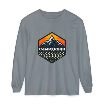 C4MPXRO4D Hexa Shield Camper Badge T-Shirt | Long Sleeve