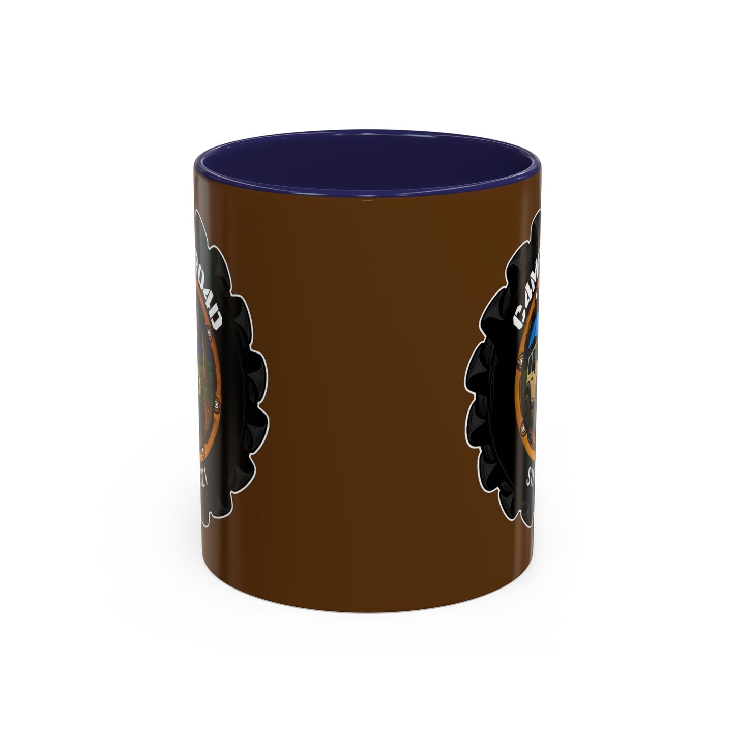 C4MPXRO4D Camper Badge Mug | Accent Coffee Mug 11oz 15oz