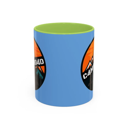 C4MPXRO4D Rounded Shield Camper Badge Mug | Accent Coffee Mug 11oz 15oz