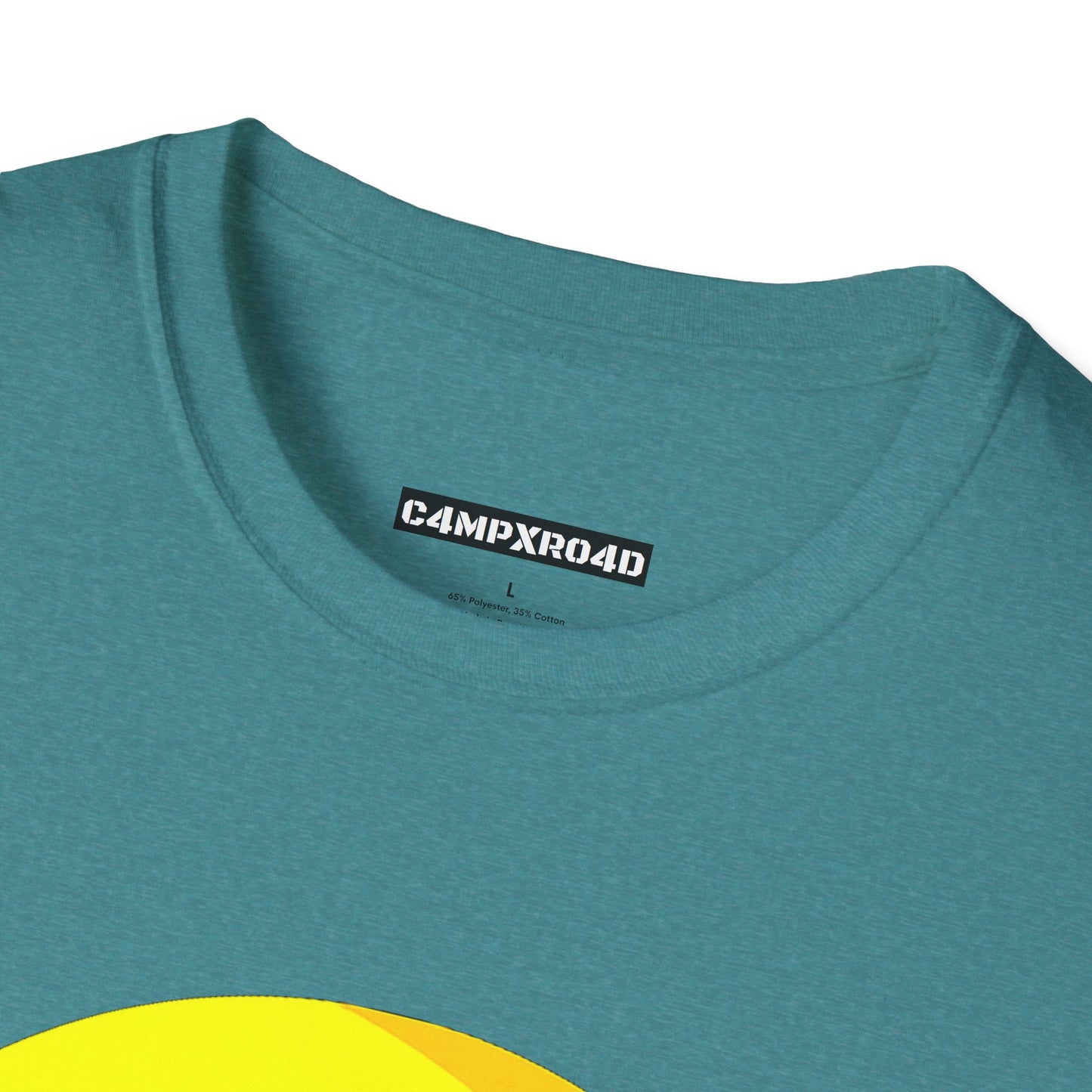 C4MPXRO4D Summer Camper Badge Soft Tee | Graphic T-Shirt